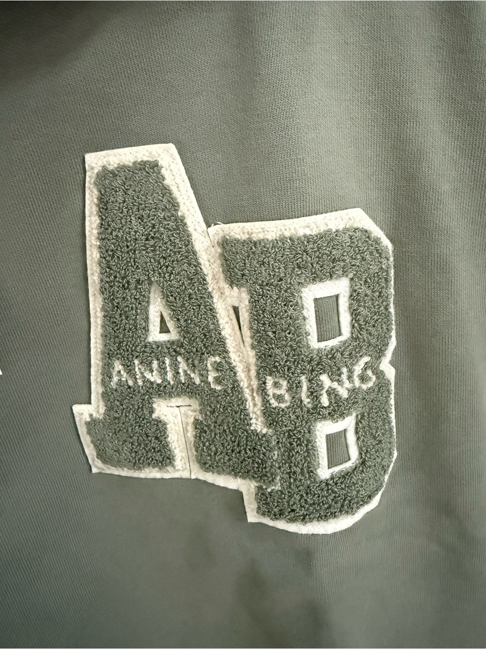 NWT Anine Bing Miles Letterman Sweatshirt - Picture 3 of 8